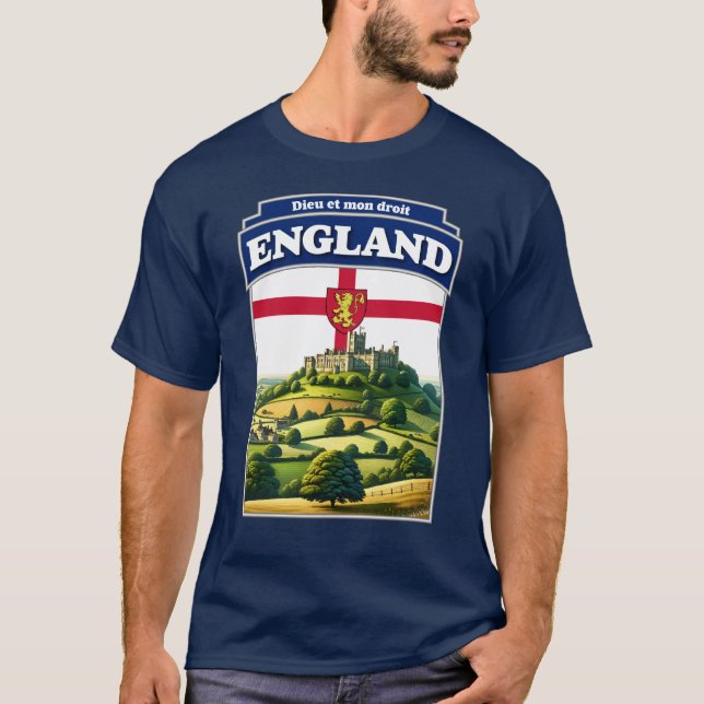 Camiseta England Flag Reino Unido (Frente)