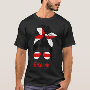 Camiseta England Girl English girl Bandeira britânica