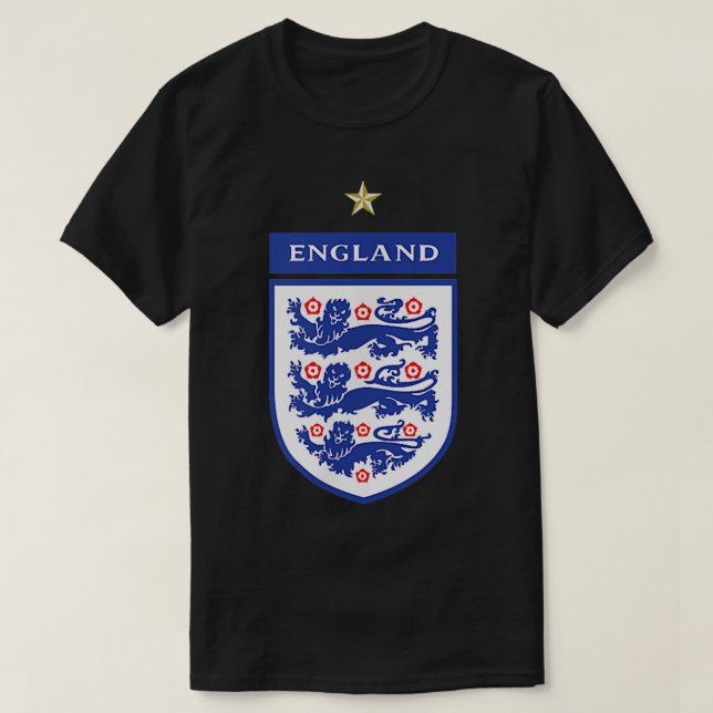 Camiseta england lionesses 2022 Three Heraldic Lio (Frente do Design)