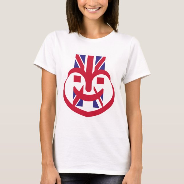 CAMISETA ENGLAND UK FACE HEART BY MASANSER (Frente)