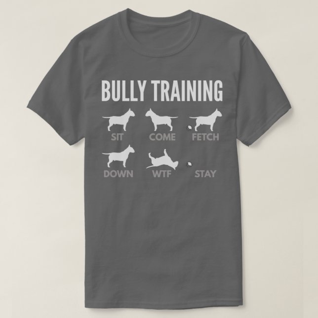 Camiseta English Bull Terrier Bully Training  (Frente do Design)