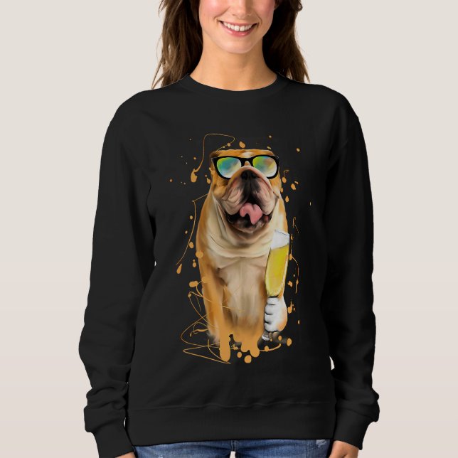 Camiseta English Bulldog  Dog Illustration Owner (Frente)