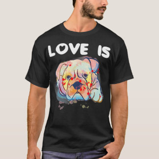 Camiseta English Bulldog Women Men Kids Colorful Bulldog Do