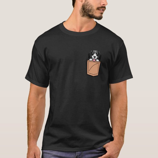 Camiseta English Pointer Pocket Dog (Frente)