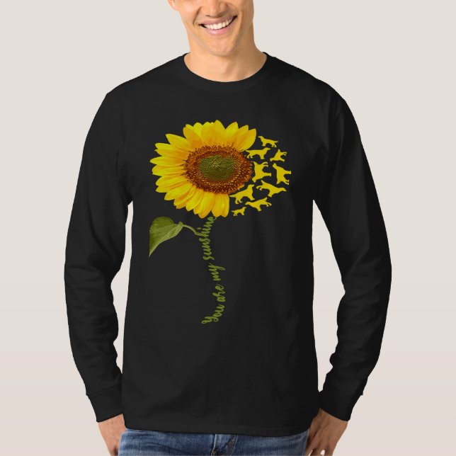 Camiseta English Setter Sunflower (Frente)