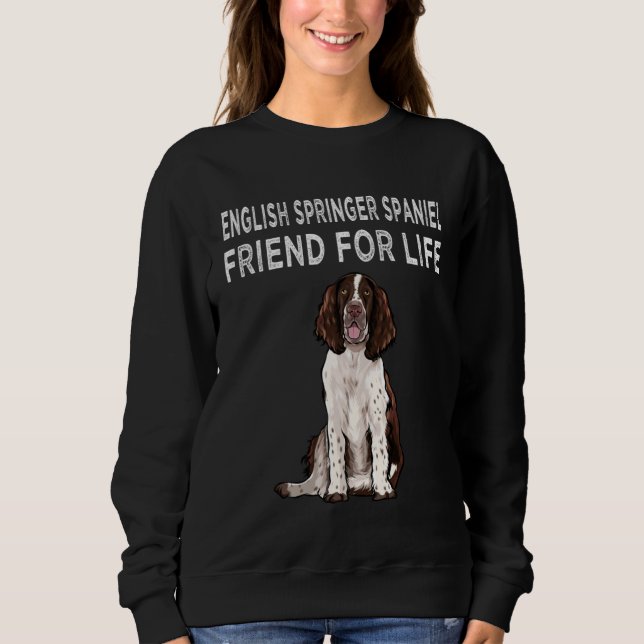 Camiseta English Springer Spaniel Friend For Life Dog Frien (Frente)
