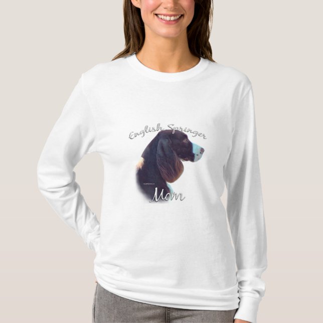 Camiseta English Springer Spaniel Mãe 2 (Frente)