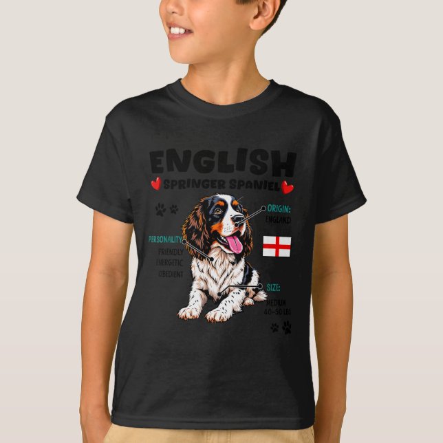 Camiseta English Springer Spaniel Owner Funny Dog Lover  (Frente)