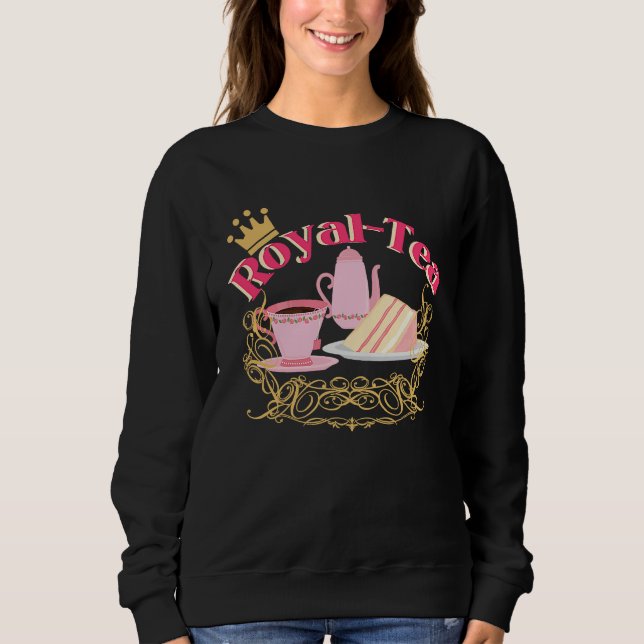 Camiseta English Tea Party Royalty Pun Tea (Frente)