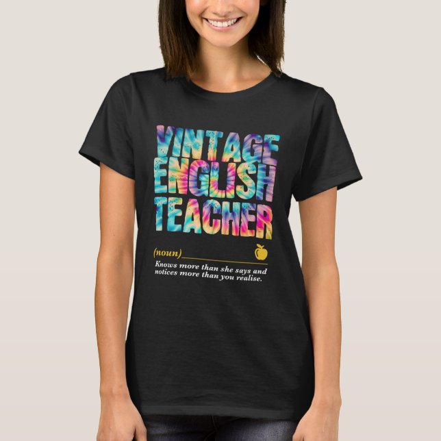 Camiseta English Teacher Appreciation Week Back to School (Frente)