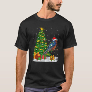 Camiseta Engolir Papais noeis de união da família de pássar