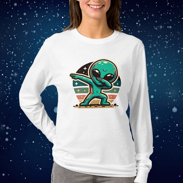 Camiseta Engraçada Alienígena Extraterrestre (Criador carregado)