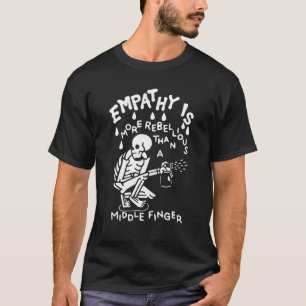 Camiseta Engraçada Apatia Por Pulverização Do Esqueleto É M