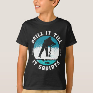 Camiseta Engraçada Arca Até Escamuflá-La Gi De Pesca De Gel