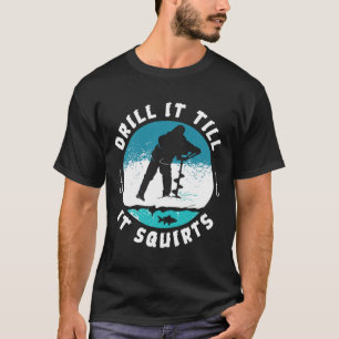 Camiseta Engraçada Arca Até Escamuflá-La Gi De Pesca De Gel