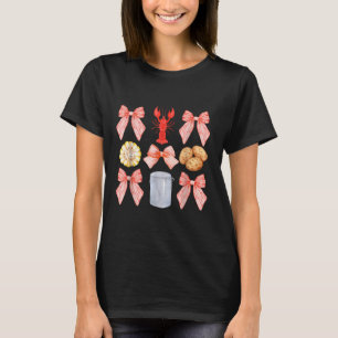 Camiseta Engraçada Arco Coquetel Crawfish Boil Y2k Girl Aes