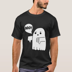 Camiseta Engraçada Ataque O Fantasma Gritando Desaprovação