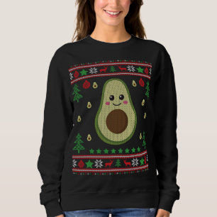 Camiseta Engraçada Avocado Feia Fruta de Natal Fria Lover G