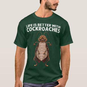 Camiseta Engraçada Barata Para Homens Entomologia Pest Cont