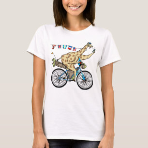 Camiseta Engraçada bicicleta de bicicleta de bicicleta de b