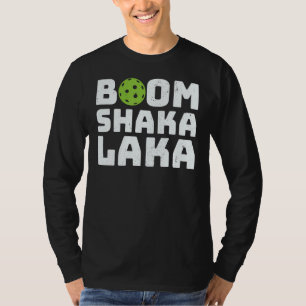 Camiseta Engraçada Boom do Pickleball Shaka Laka Gráfico pa