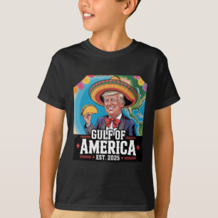 Camiseta Engraçada calça o Golfo da América no leste de 202