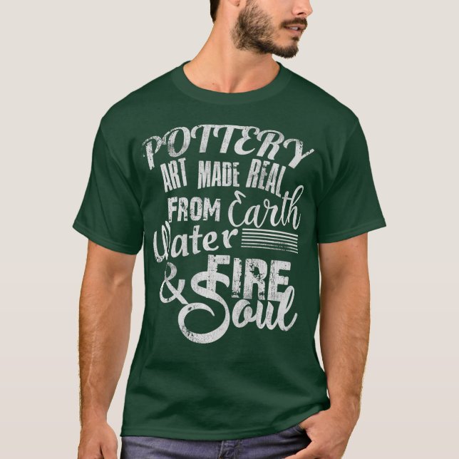 Camiseta Engraçada Cerâmica de Roda Cerâmica Cerâmica Matad (Frente)