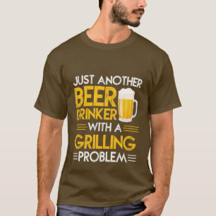 Camiseta engraçada cervejaria bebendo de grito arte