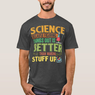 Camiseta Engraçada Ciência Sucesso Química Nerd de Motivaçã