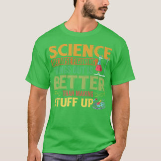 Camiseta Engraçada Ciência Sucesso Química Nerd de Motivaçã