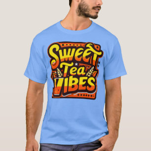 Camiseta Engraçada citação de chá doce com vintage, procure