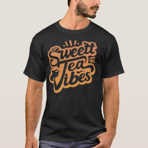Camiseta Engraçada citação de chá doce com vintage, procure
