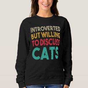 Camiseta Engraçada Citação Do Cat Apresentada Mas Disposta