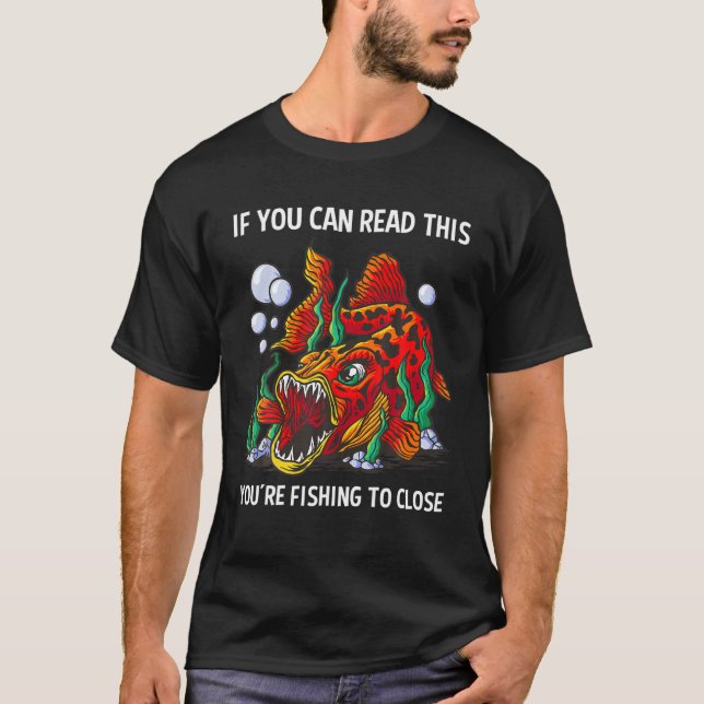 Camiseta Engraçada Citação Hobby Pike Predatory Fish Angl (Frente)