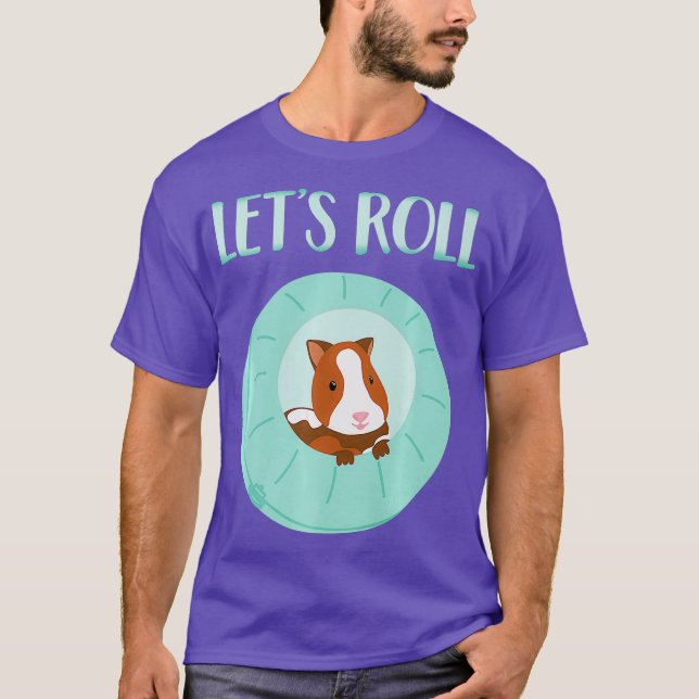 Camiseta Engraçada Coisa De Hamster, Deixa A Bola De Hamste (Frente)