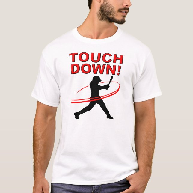 Camiseta Engraçada com Baseball (Frente)