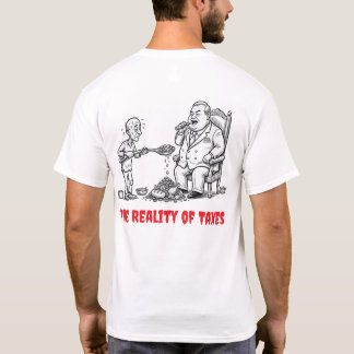 Camiseta engraçada com caricatura política anti-im
