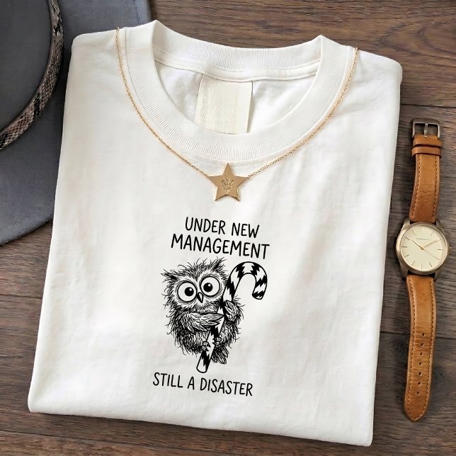 Camiseta engraçada com citação da Coruja Mal-Humor (Criador carregado)