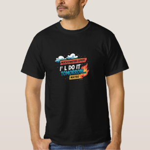Camiseta engraçada com citação em estilo de quadri