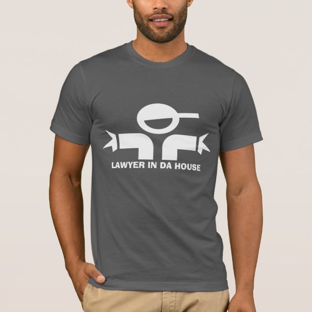 Camiseta engraçada com citação para advogados (Frente)