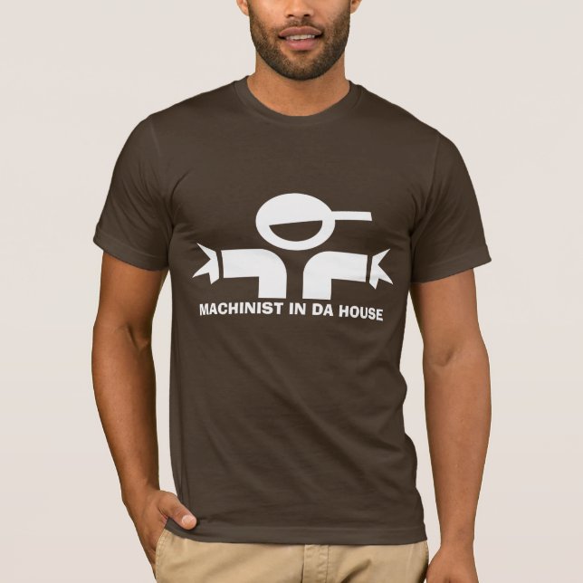 Camiseta engraçada com citação para maquinista (Frente)