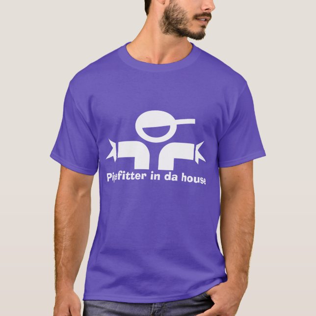 Camiseta engraçada com frase para encanadores (Frente)