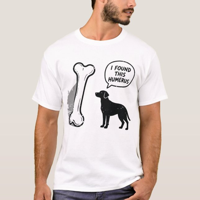 Camiseta engraçada com piada de Labrador - Encontr (Frente)