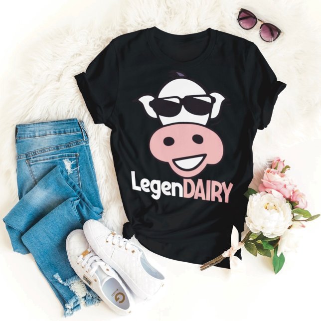 Camiseta engraçada com piada de vaca (Criador carregado)