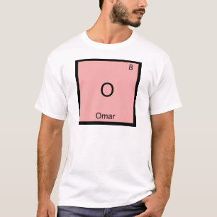 Camiseta engraçada com símbolo do elemento químico