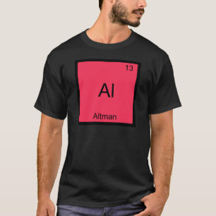 Camiseta engraçada com símbolo do elemento químico