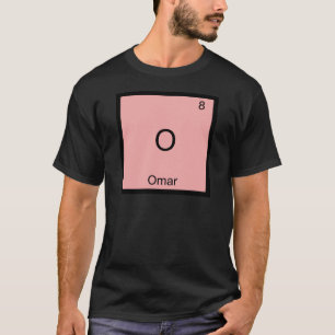 Camiseta engraçada com símbolo do elemento químico
