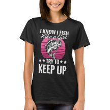 Camiseta engraçada com tema de pesca