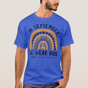 Camiseta Engraçada Consciência De Canceres Infantis Em Sete