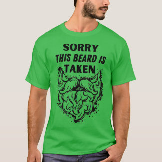 Camiseta Engraçada Cotação de Barba Desculpe Esta Barba É L